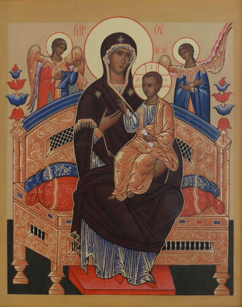 Афон Ватопедский монастырь икона Пантанасса Всецарица