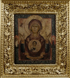 Икона Божией Матери, именуемой "Знамение"